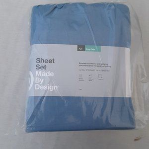 NIP Sheet Set FULL size Light Blue MADE BY DESIGN